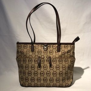 Michael Kors Monogramed Shoulder Bag